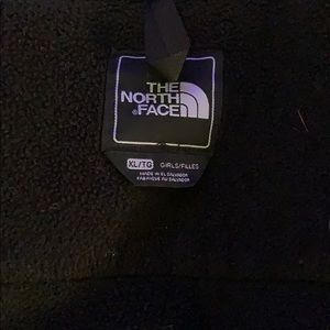 Girls North Face, fleece jacket